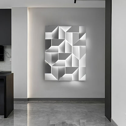 Grid Wall Sconce with Adjustable Brightness