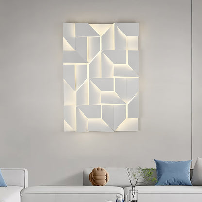 Grid Wall Sconce with Adjustable Brightness