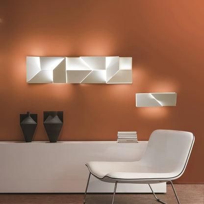 Grid Wall Sconce with Adjustable Brightness