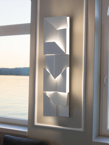 Grid Wall Sconce with Adjustable Brightness