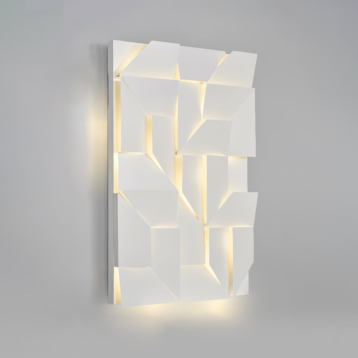Grid Wall Sconce with Adjustable Brightness