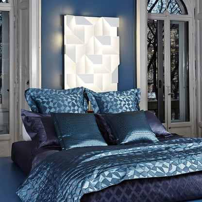 Grid Wall Sconce with Adjustable Brightness