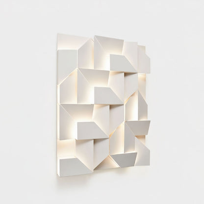 Grid Wall Sconce with Adjustable Brightness