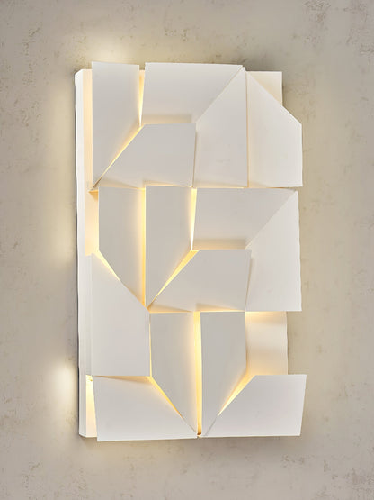 Grid Wall Sconce with Adjustable Brightness