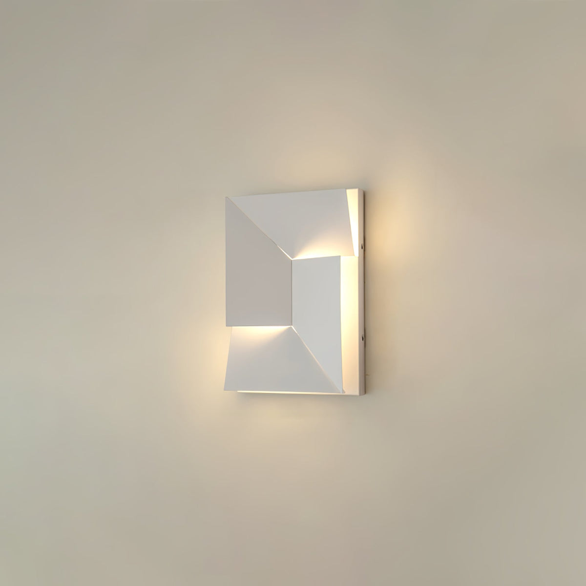 Grid Wall Sconce with Adjustable Brightness — side view