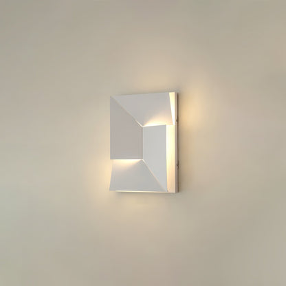 Grid Wall Sconce with Adjustable Brightness — side view