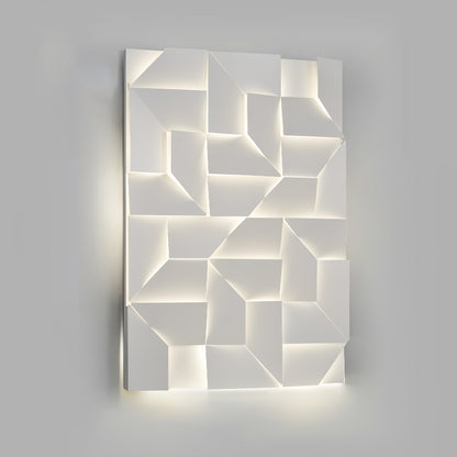 Grid Wall Sconce with Adjustable Brightness