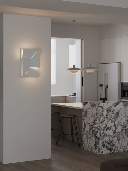 Grid Wall Sconce with Adjustable Brightness