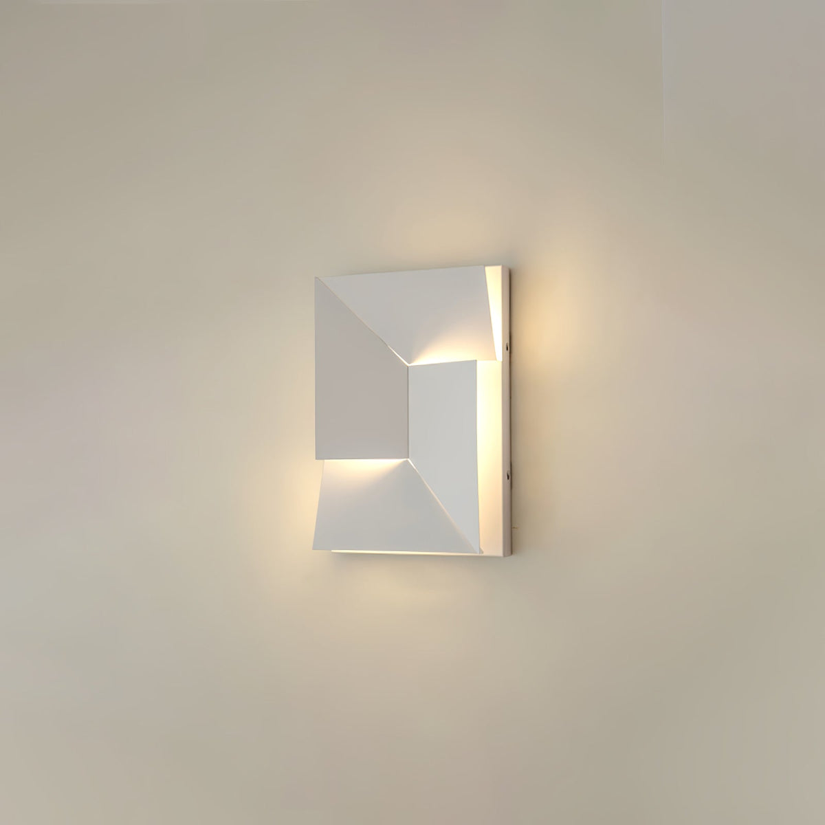 Grid Wall Sconce with Adjustable Brightness