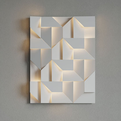 Grid Wall Sconce with Adjustable Brightness
