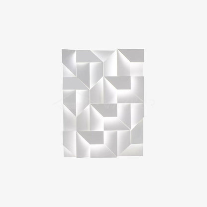 Grid Wall Sconce with Adjustable Brightness