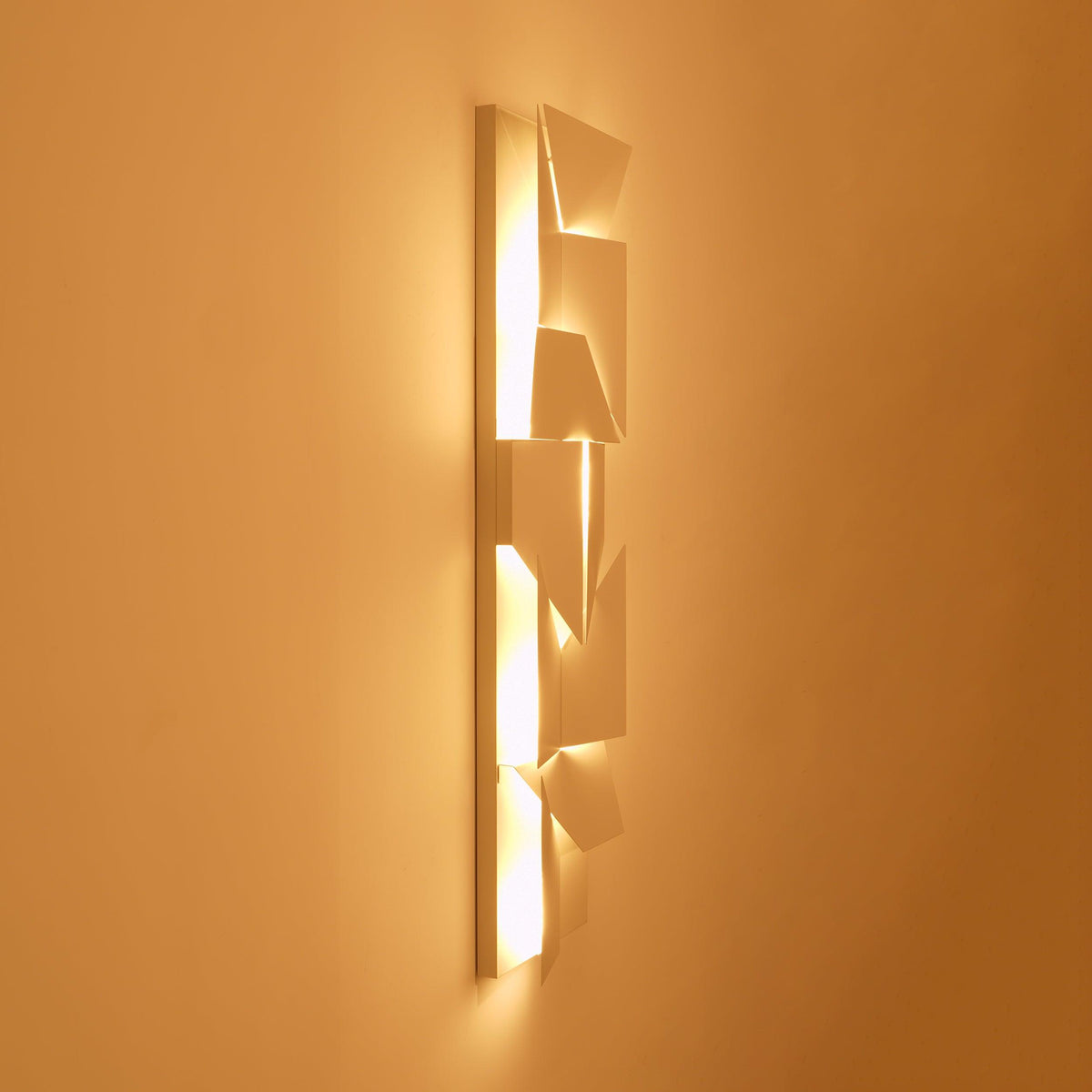 Grid Wall Sconce with Adjustable Brightness