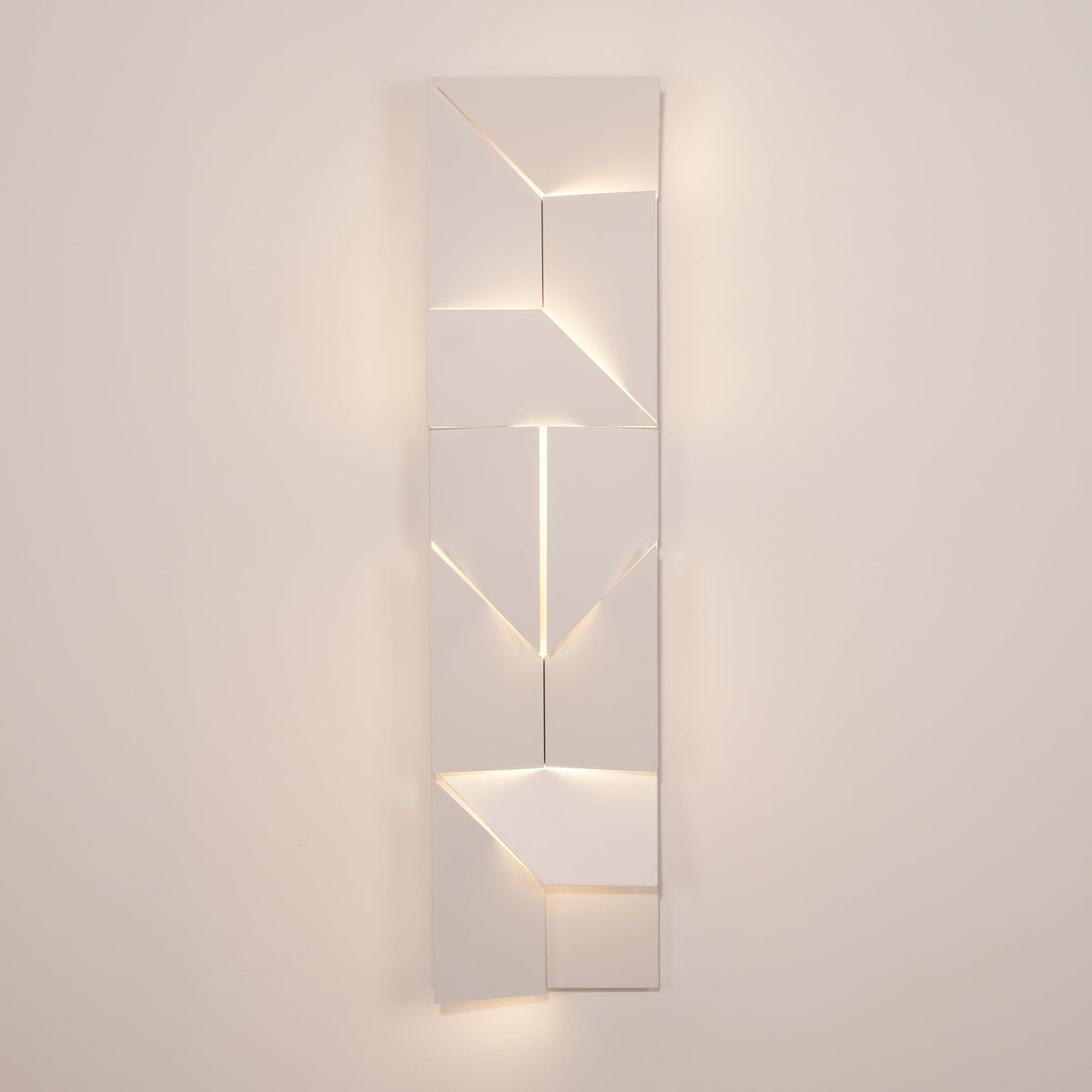 Grid Wall Sconce with Adjustable Brightness