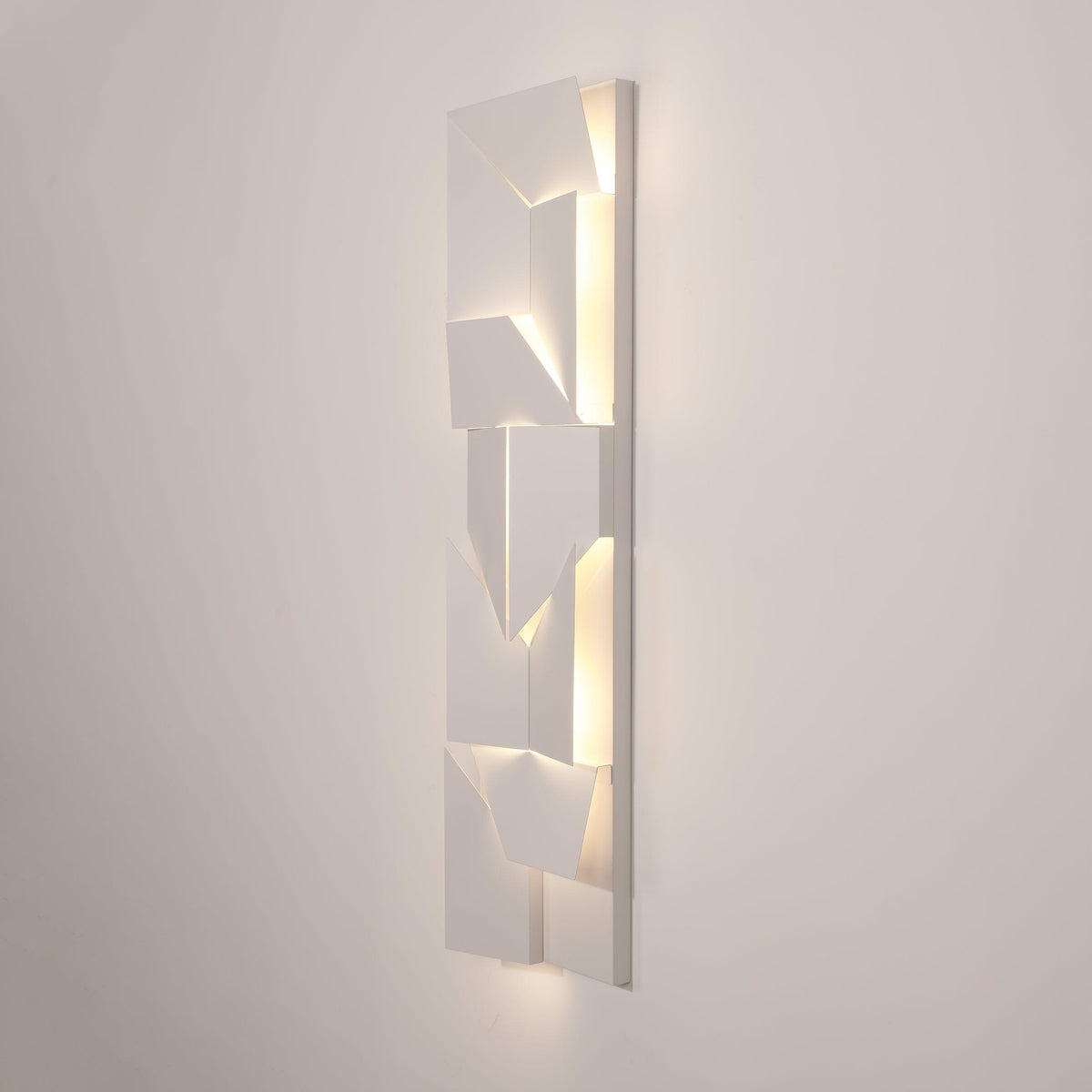 Grid Wall Sconce with Adjustable Brightness