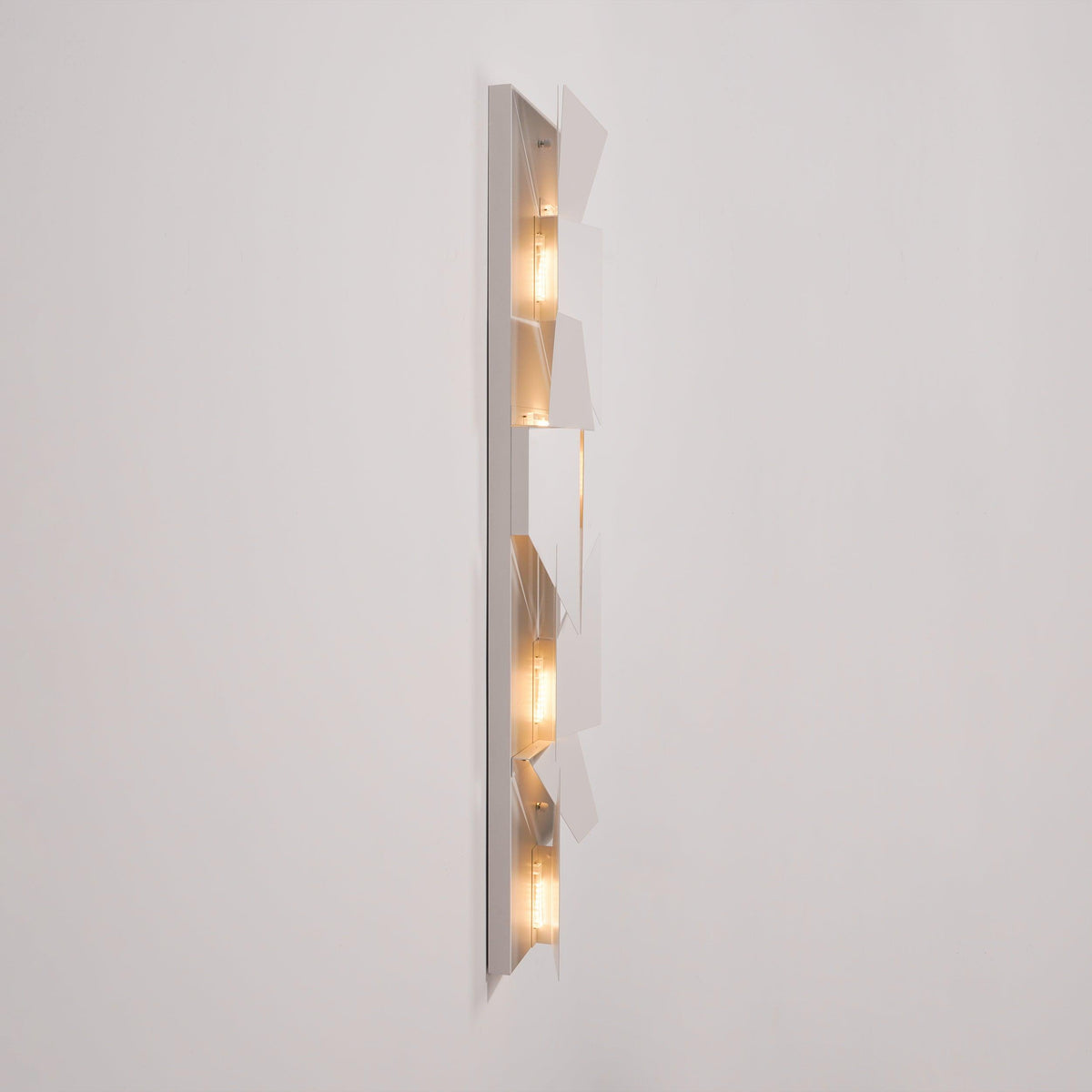 Grid Wall Sconce with Adjustable Brightness