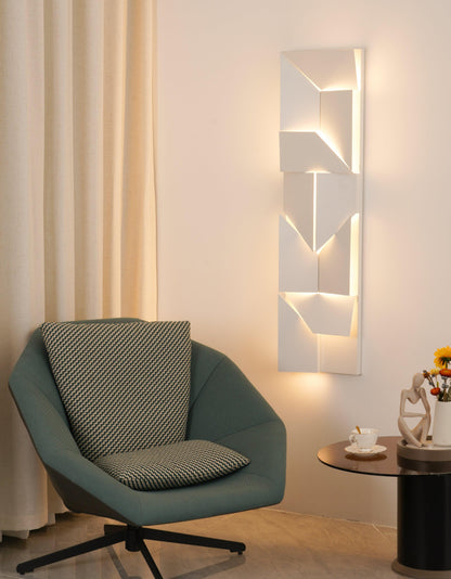 Grid Wall Sconce with Adjustable Brightness