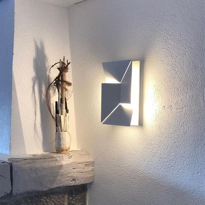 Grid Wall Sconce with Adjustable Brightness