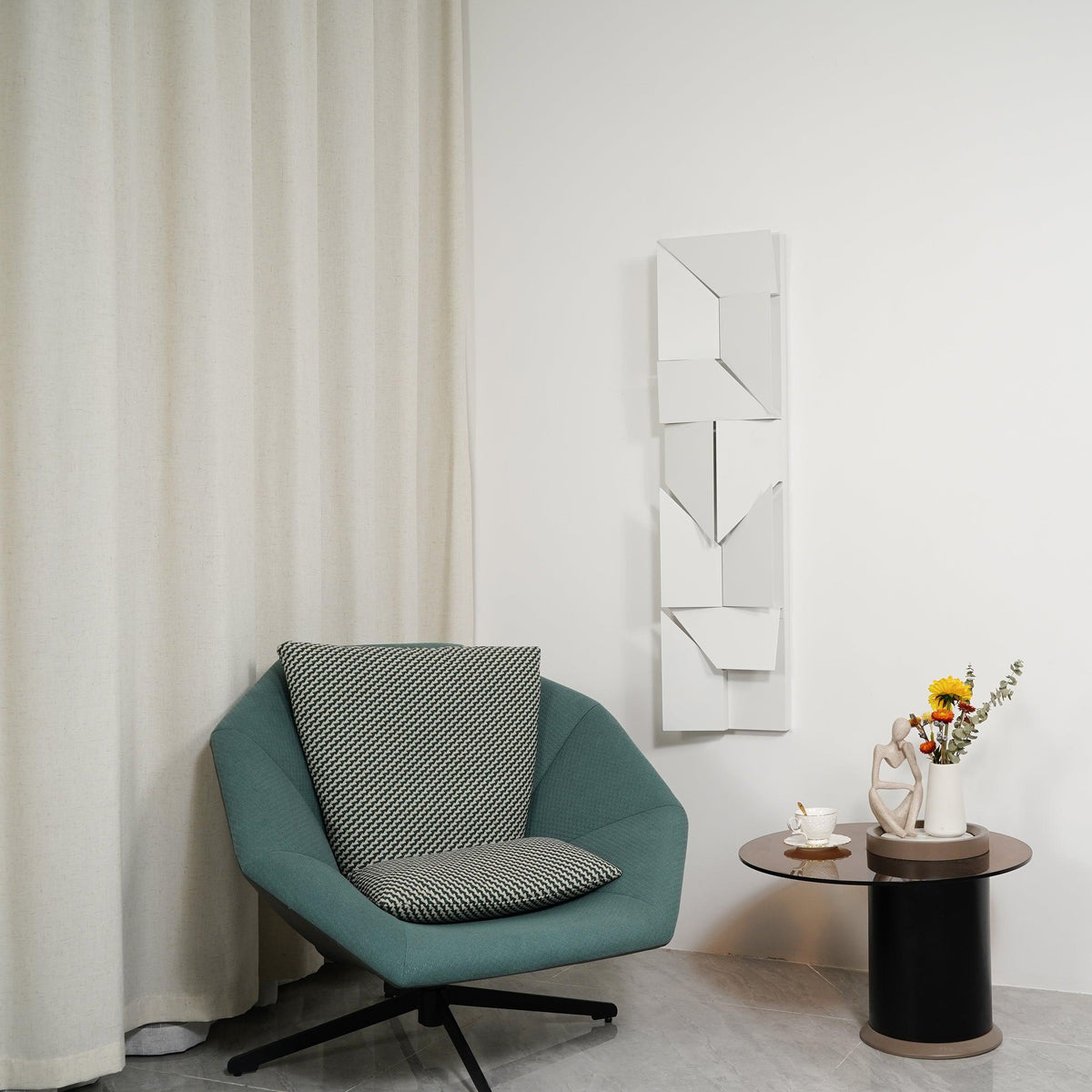 Grid Wall Sconce with Adjustable Brightness
