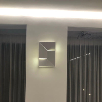 Grid Wall Sconce with Adjustable Brightness