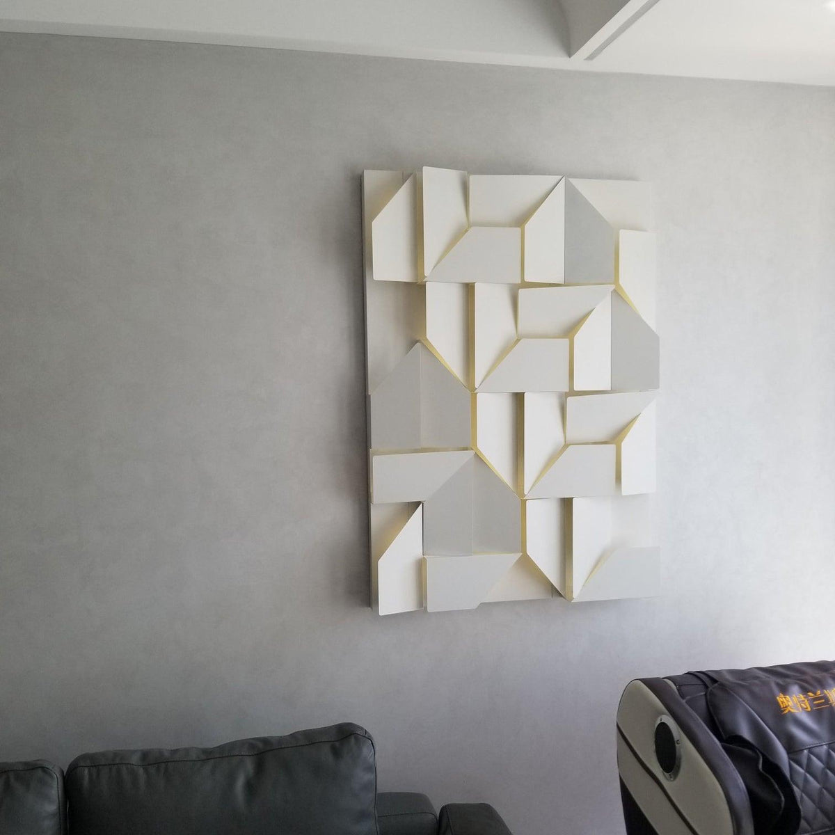 Grid Wall Sconce with Adjustable Brightness