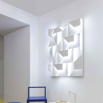 Grid Wall Sconce with Adjustable Brightness