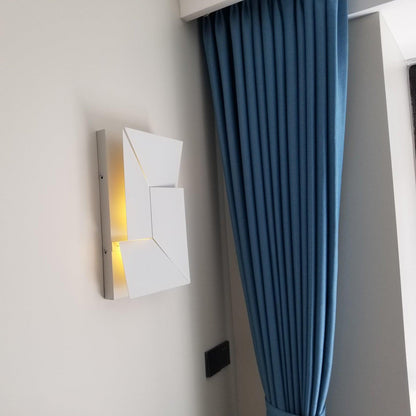 Grid Wall Sconce with Adjustable Brightness