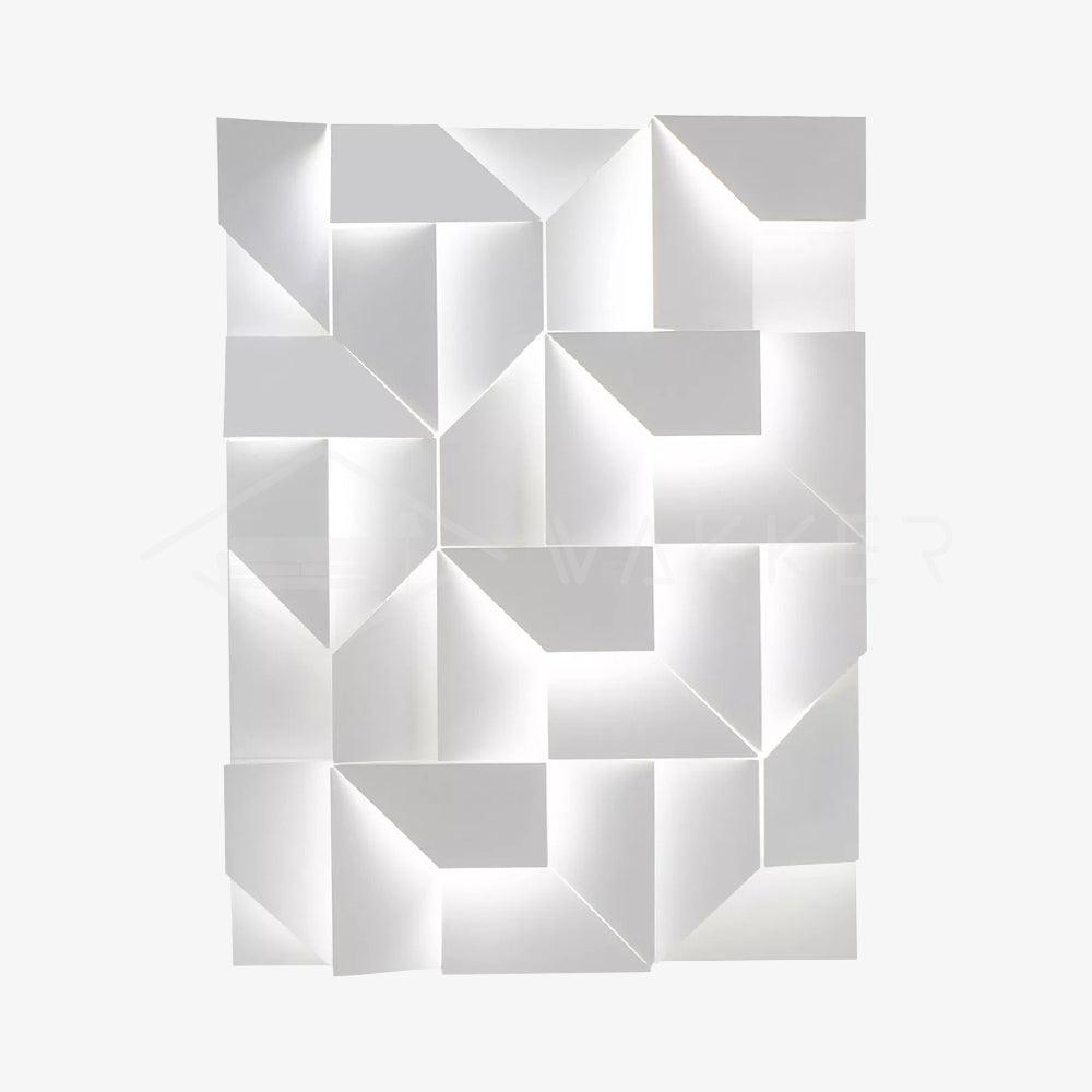Grid Wall Sconce with Adjustable Brightness