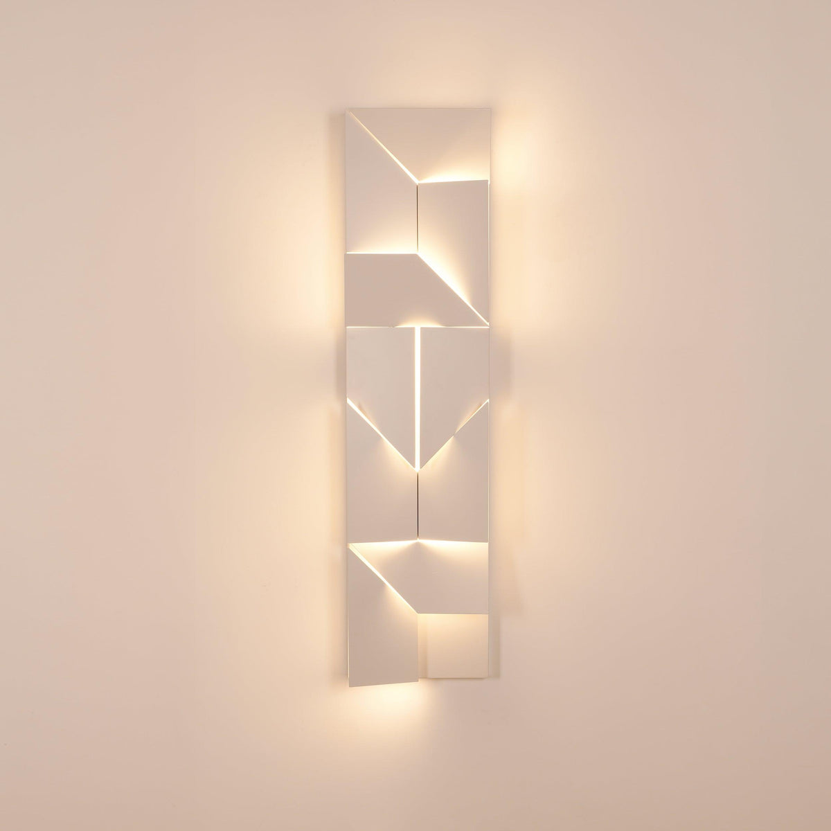 Grid Wall Sconce with Adjustable Brightness