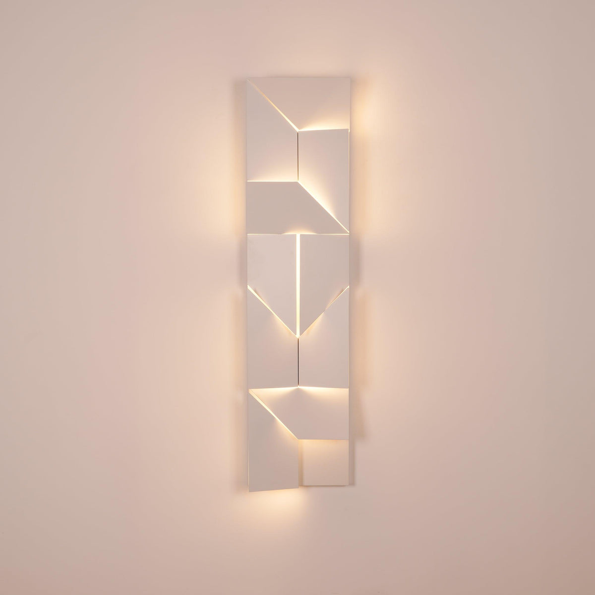 Grid Wall Sconce with Adjustable Brightness