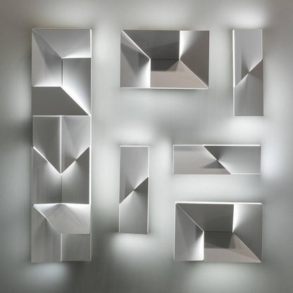Grid Wall Sconce with Adjustable Brightness