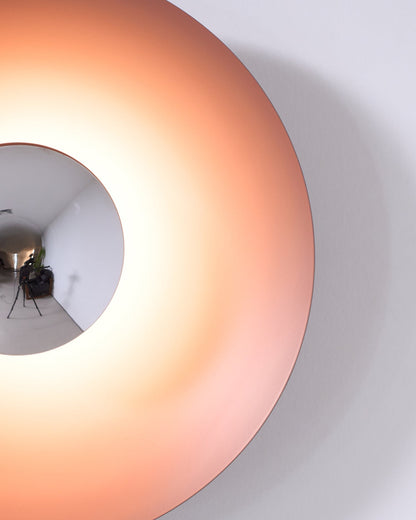 Round Wall Light with Adjustable Brightness