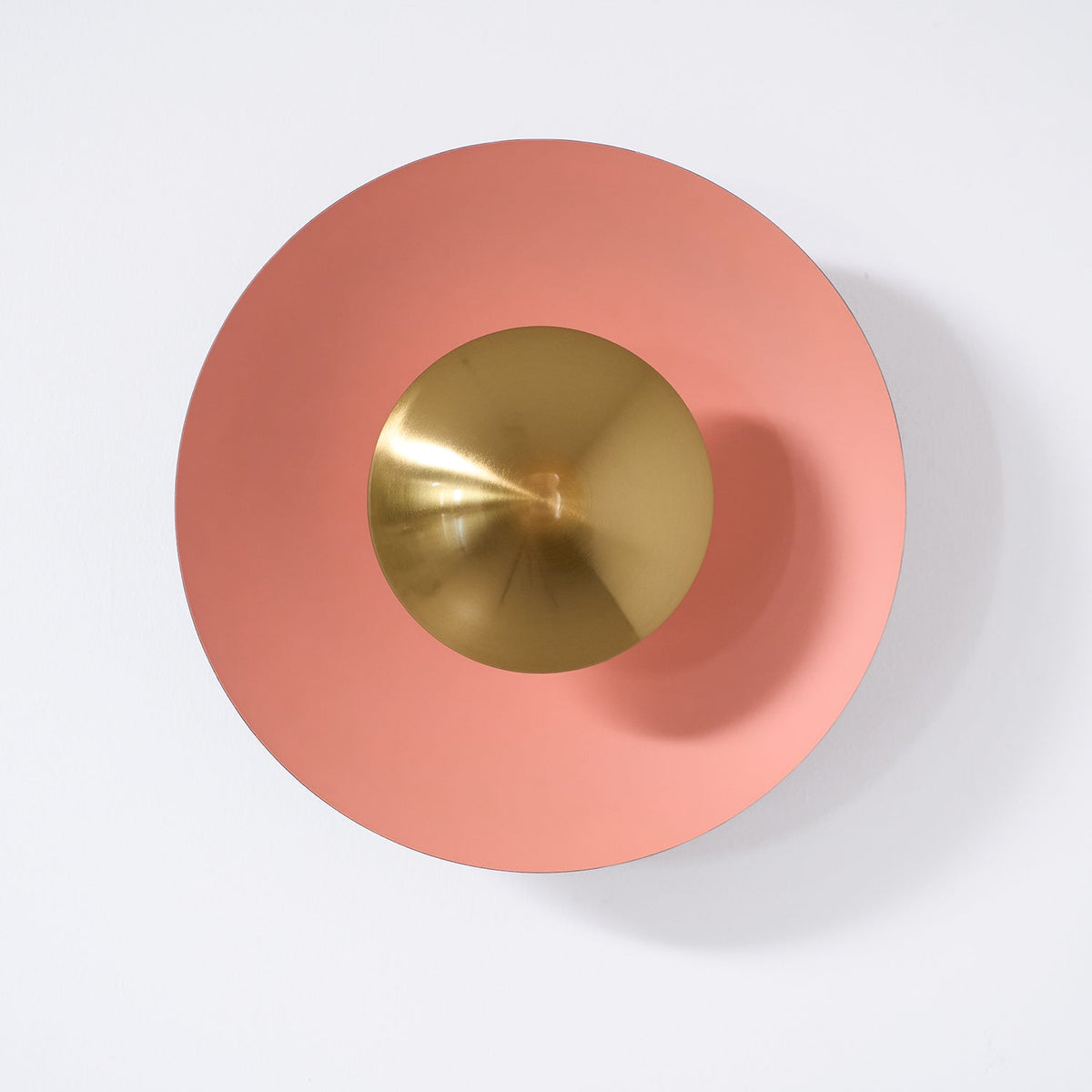 Round Wall Light with Adjustable Brightness