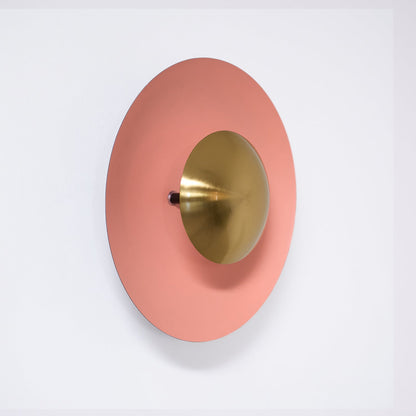 Round Wall Light with Adjustable Brightness