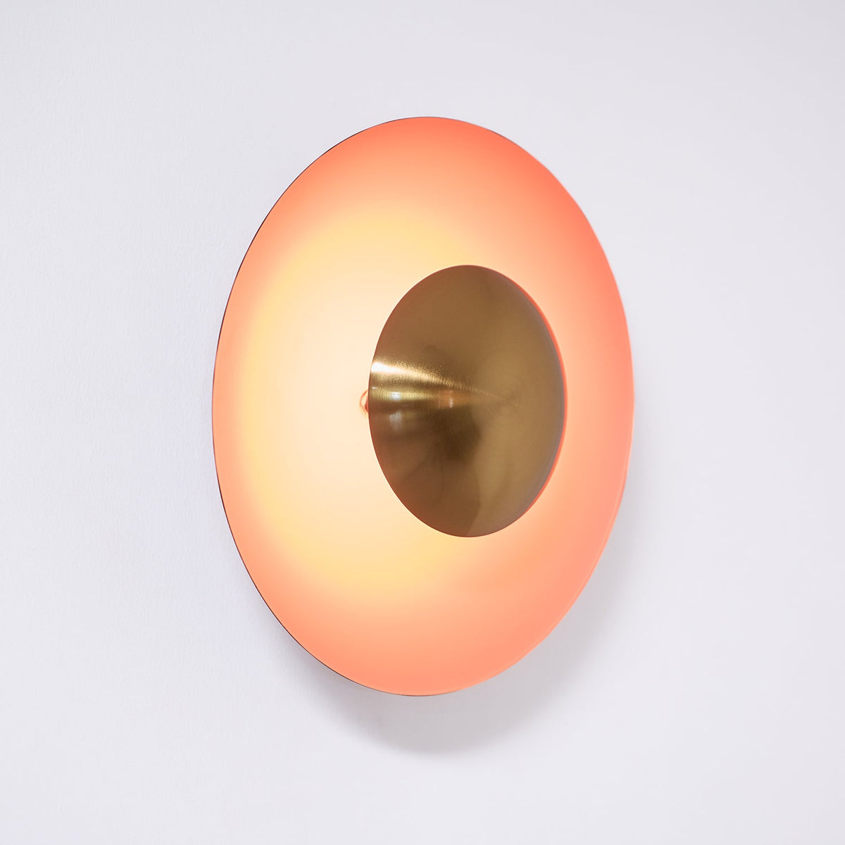 Round Wall Light with Adjustable Brightness