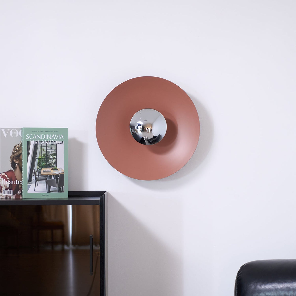 Round Wall Light with Adjustable Brightness