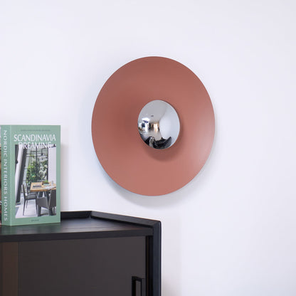 Round Wall Light with Adjustable Brightness
