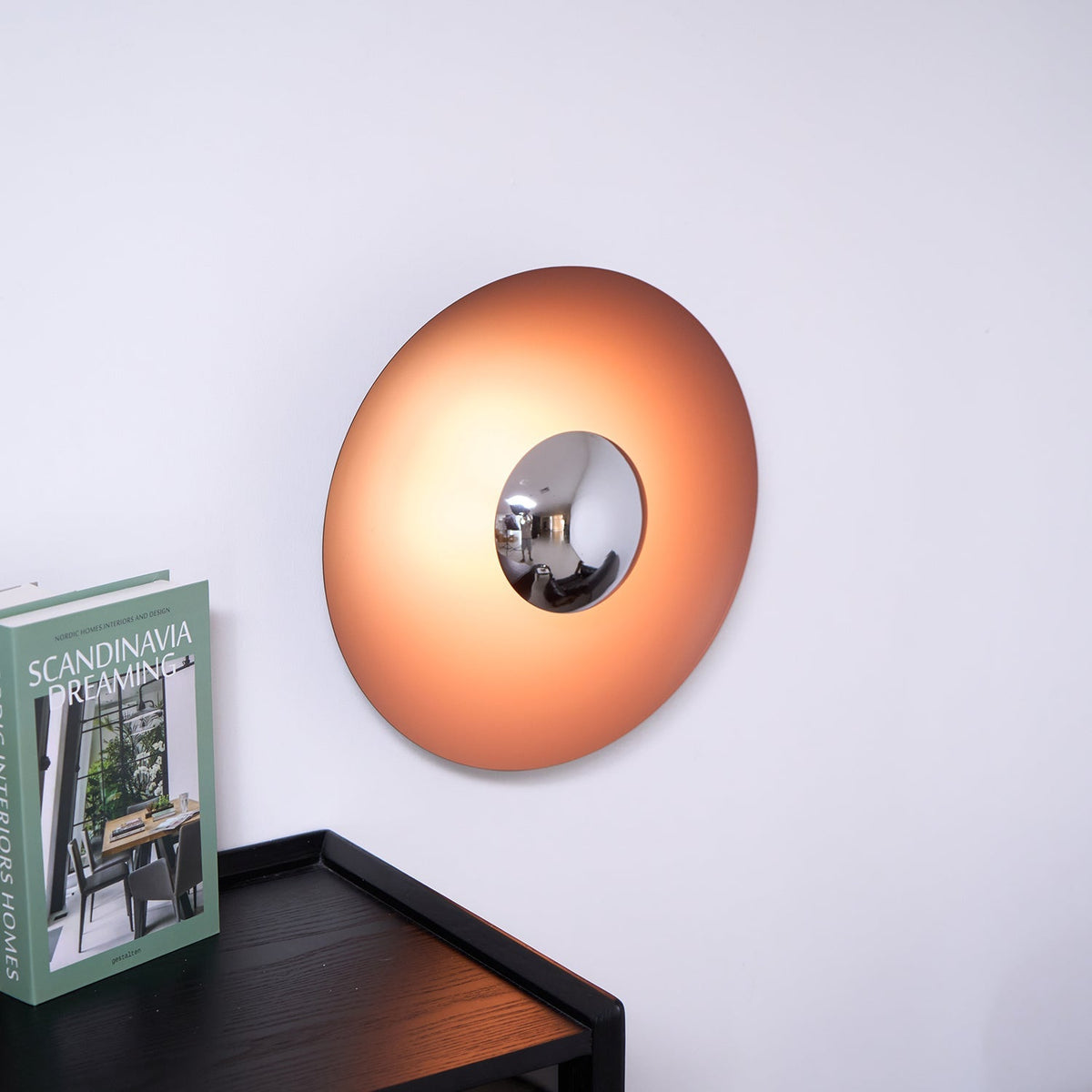 Round Wall Light with Adjustable Brightness