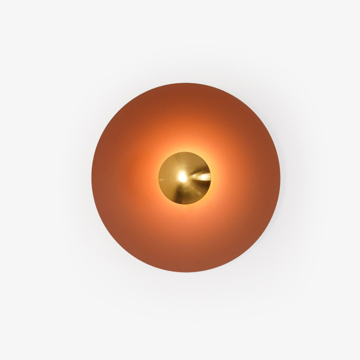 Round Wall Light with Adjustable Brightness