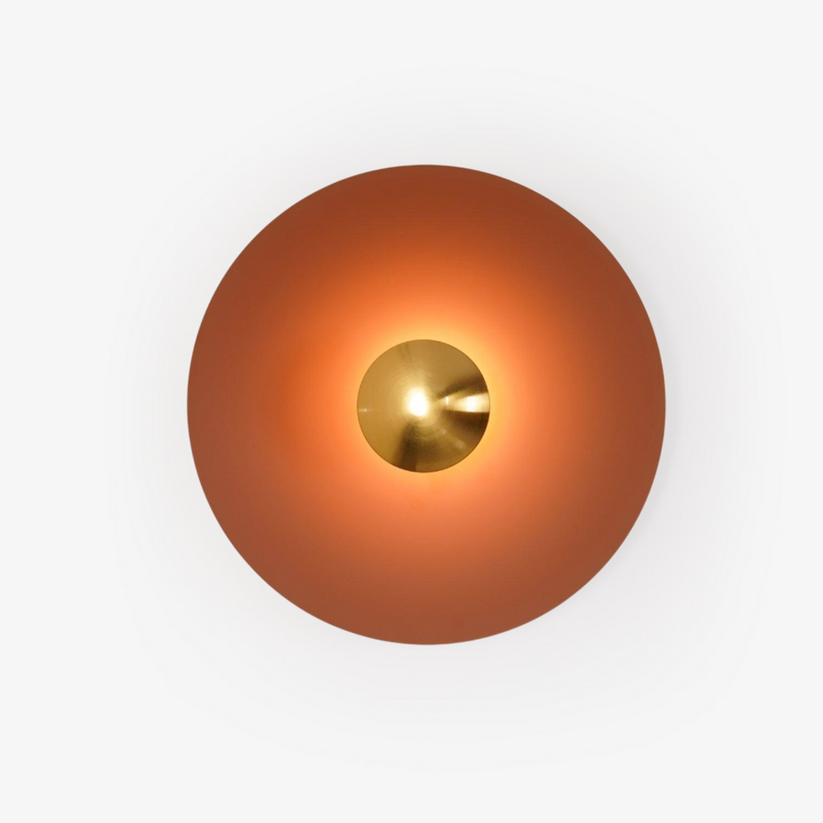 Round Wall Light with Adjustable Brightness