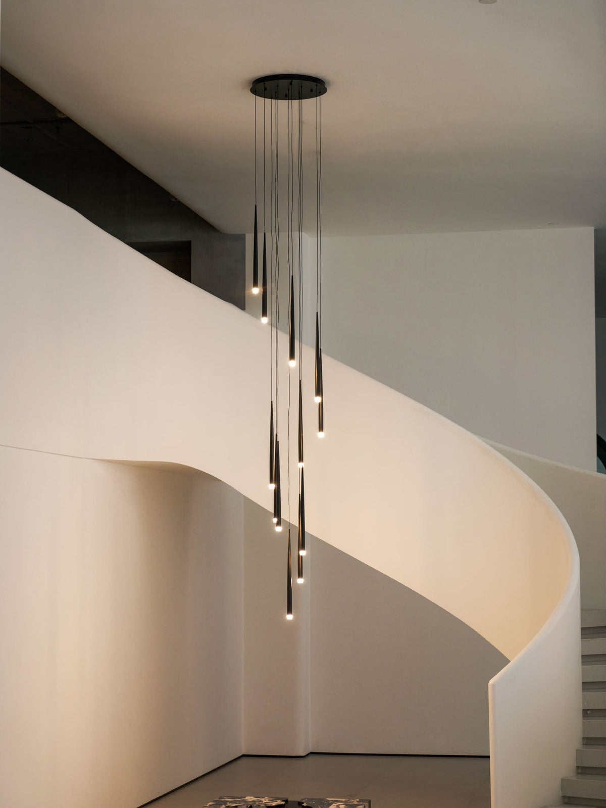 Slender Cone Chandelier Position 70