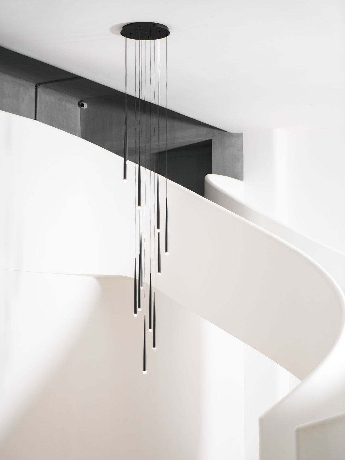 Slender Cone Chandelier Position 73