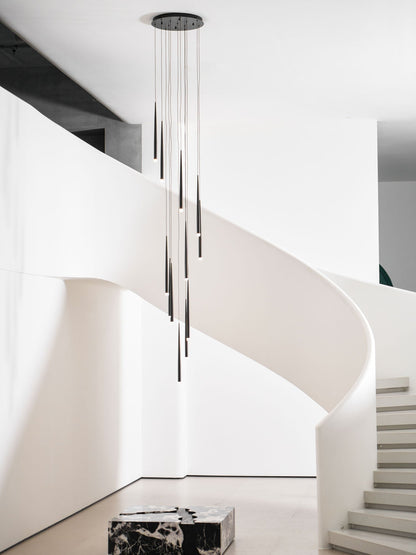 Slender Cone Chandelier Position 74