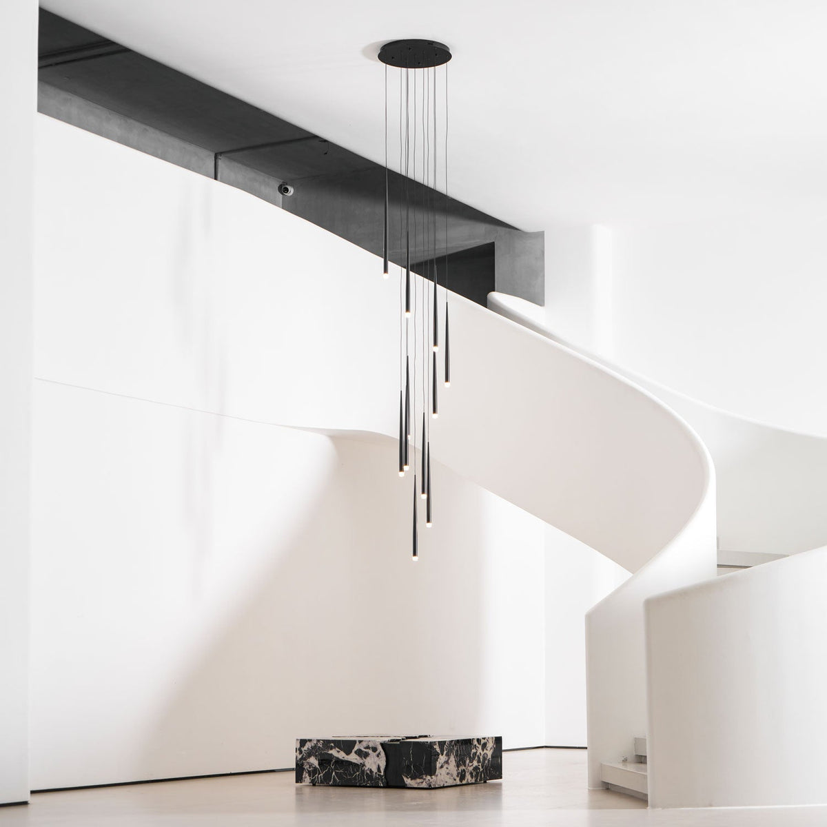 Slender Cone Chandelier Position 76