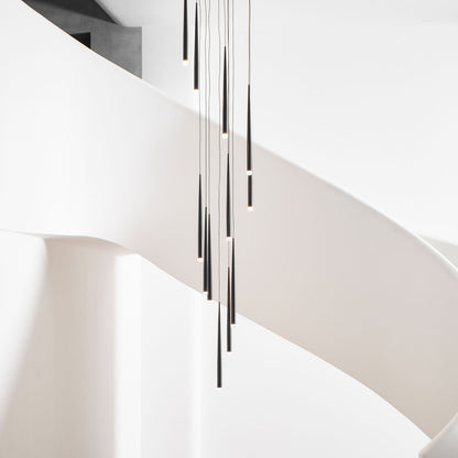 Slender Cone Chandelier Position 66