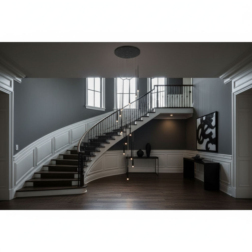 Slender Cone Chandelier Position 9