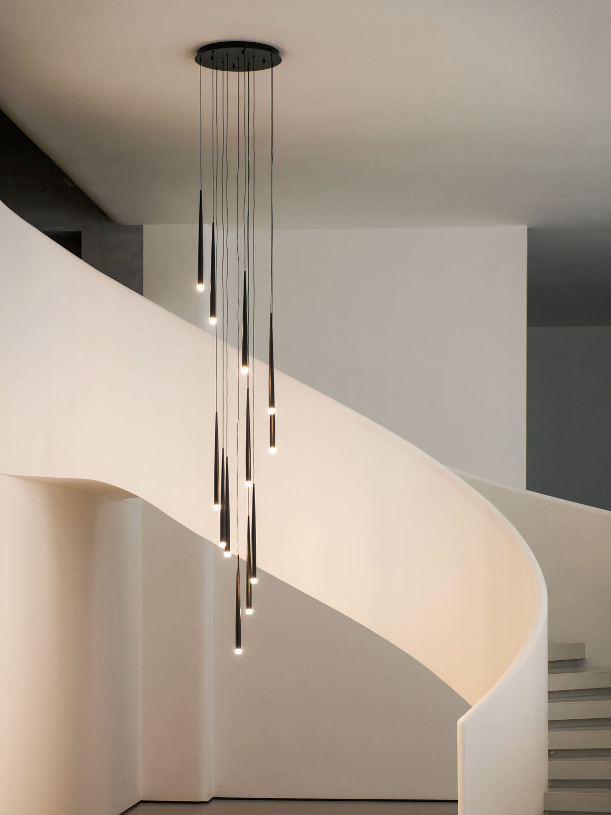 Slender Cone Chandelier Position 69