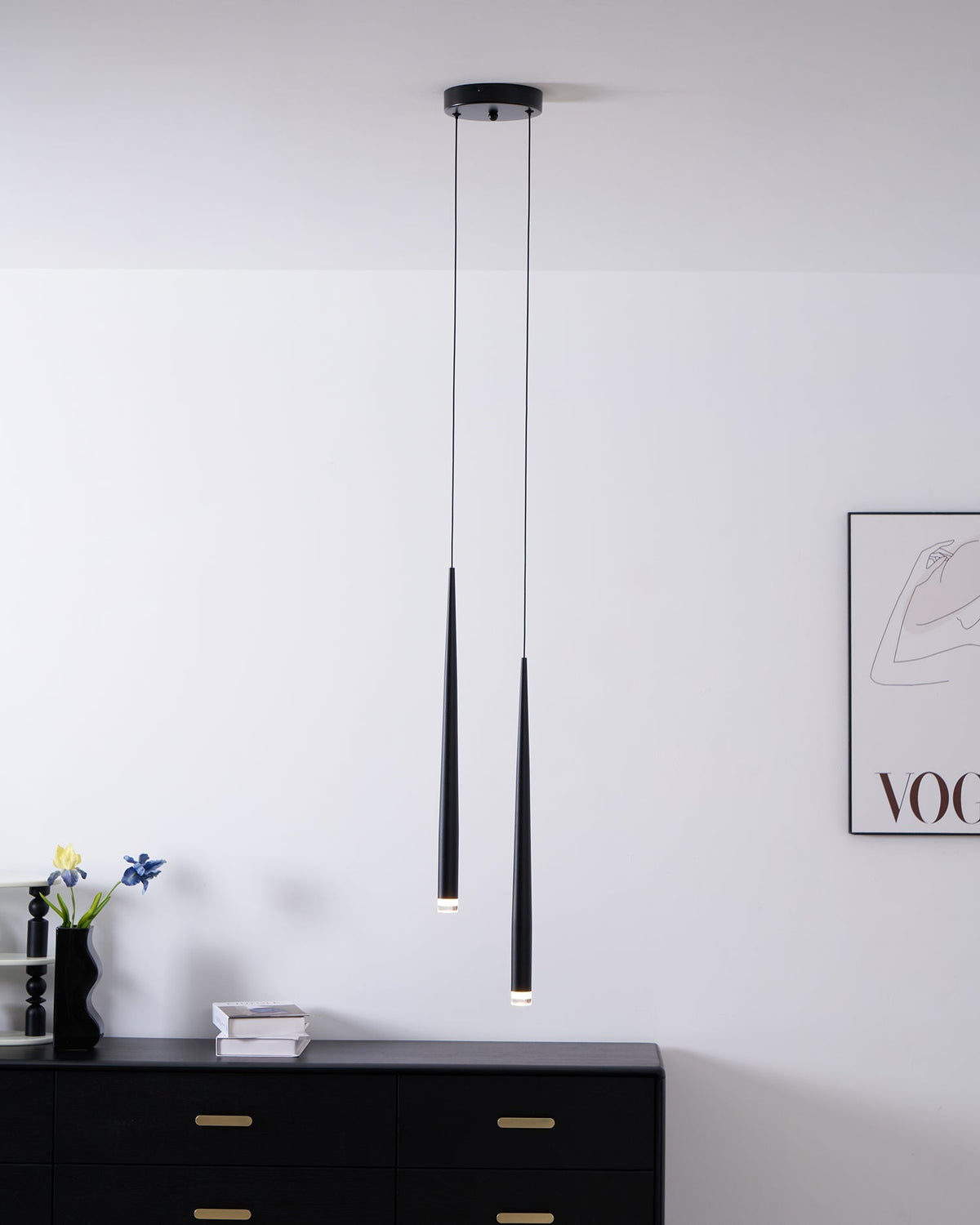 Slender Cone Chandelier Position 61
