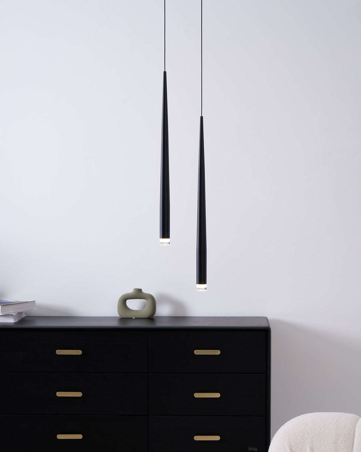 Slender Cone Chandelier Position 62