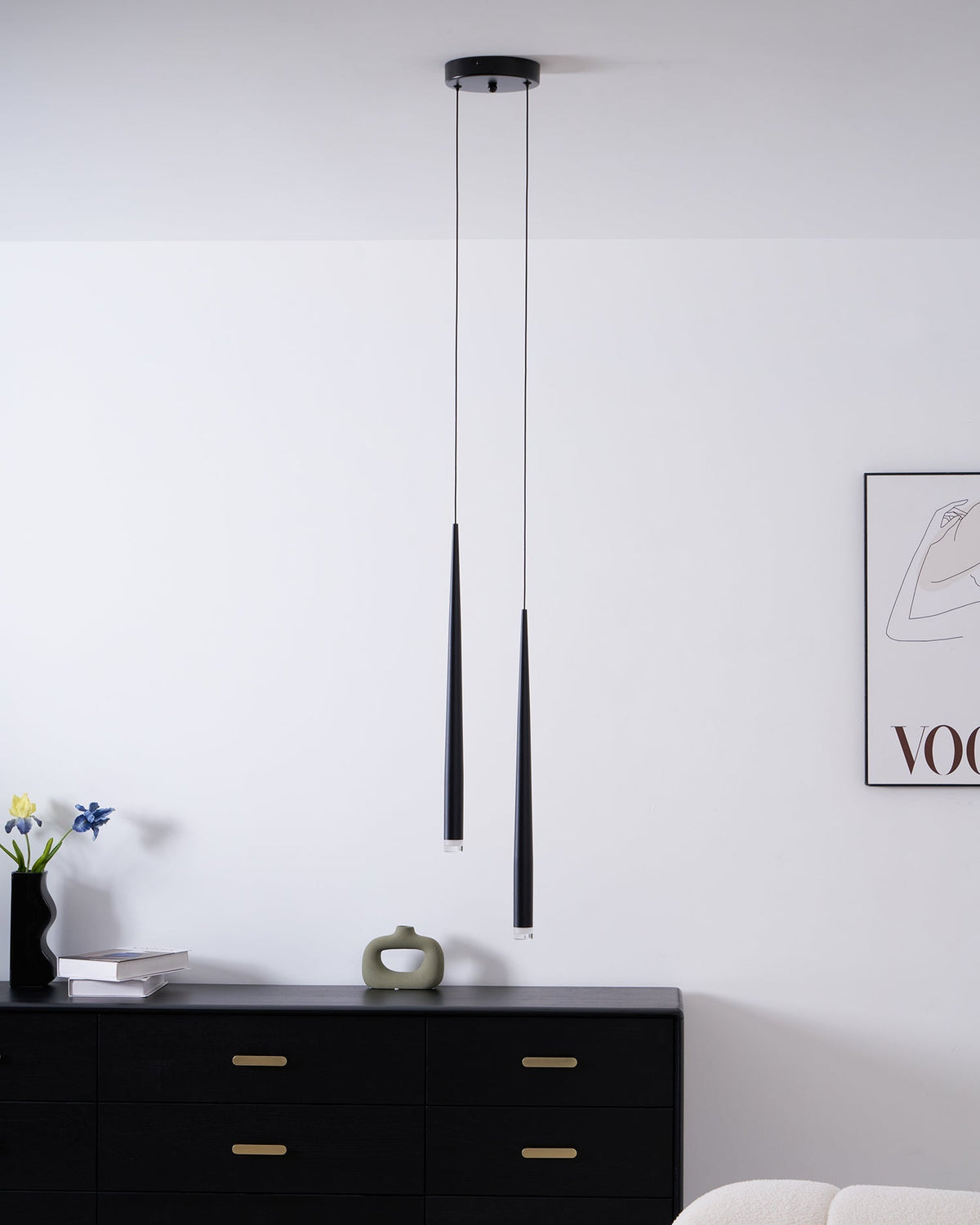 Slender Cone Chandelier Position 63