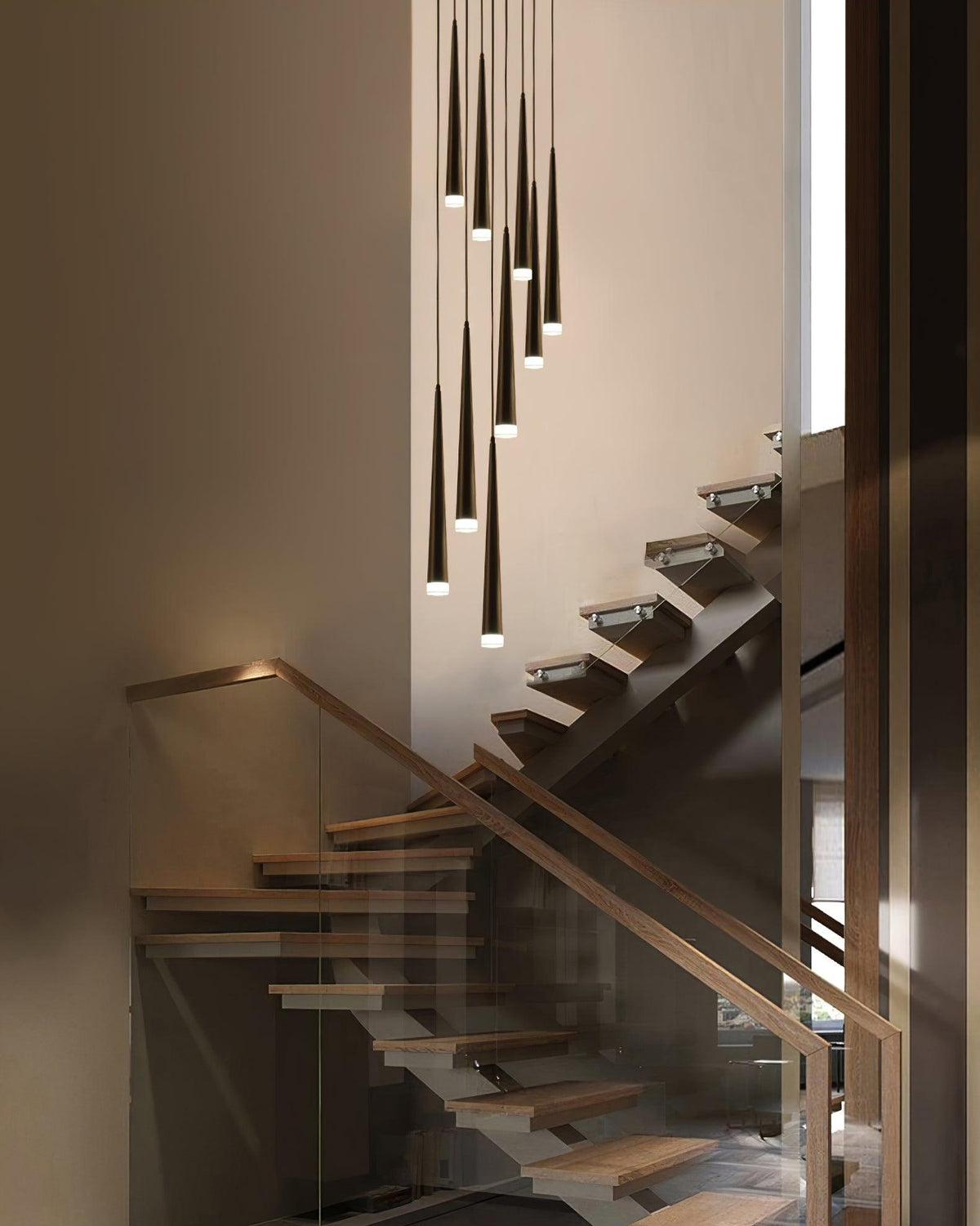 Slender Cone Chandelier Position 20